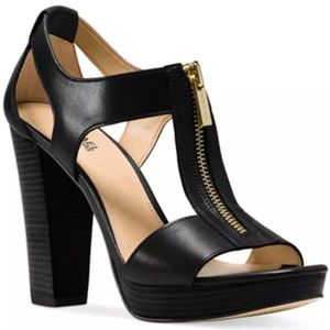 Michael Kors Berkley T-Strap Platform Heels
